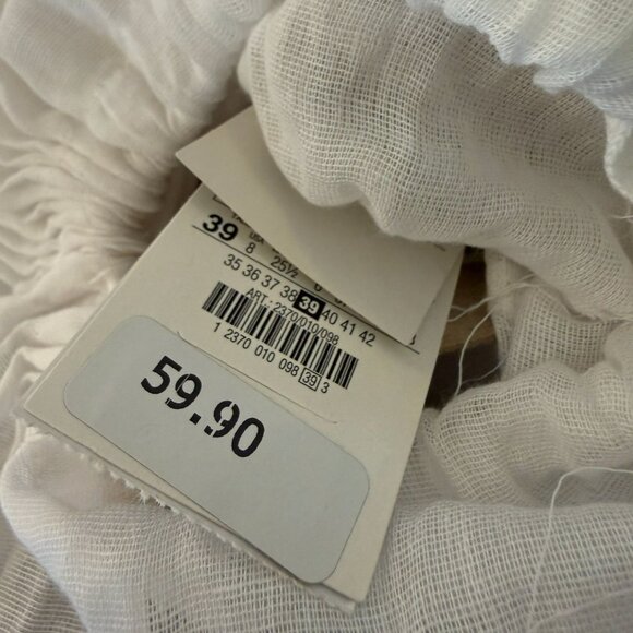 NWT Zara Clear Strap Platform Espadrilles Sandals Sz 8 - Picture 6 of 6